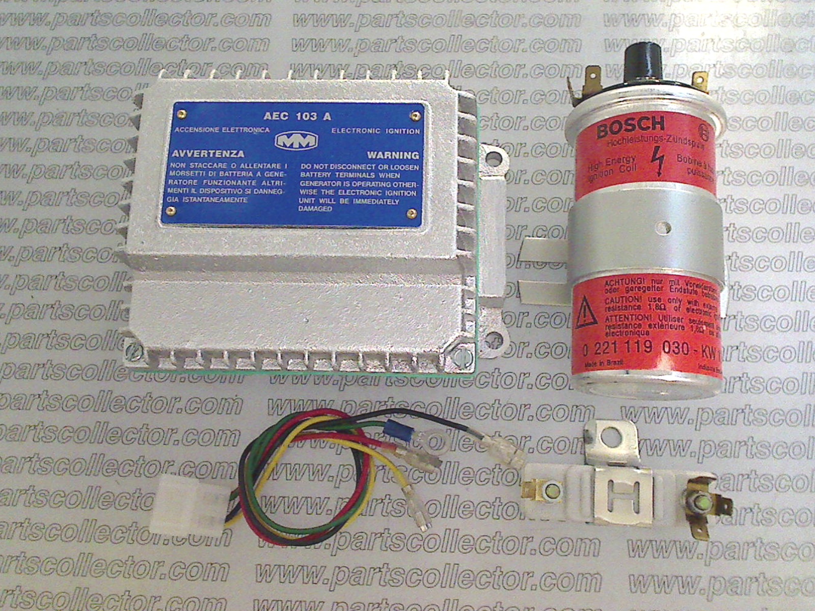 MAGNETI MARELLI AEC103A Ignition code 9807 compatible with: FERRARI 246 DINO, FIAT DINO 2400, MAGNETI MARELLI MAGNETI MARELLI